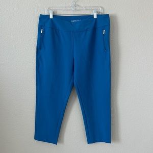 Cypress Club Pull-on High Rise Cropped Pant Size Large